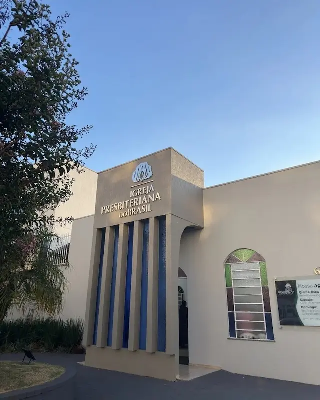 Fachada da Igreja Presbiteriana de Pato Branco, na Av. Brasil, 67